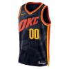 Dres Oklahoma City Thunder Prilagođeni Nike 2023-24 City Edition Navy Swingman